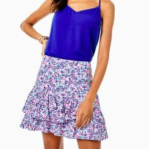 NWT Lilly pulitzer tilly skirt multi fun sun repeat ditsy